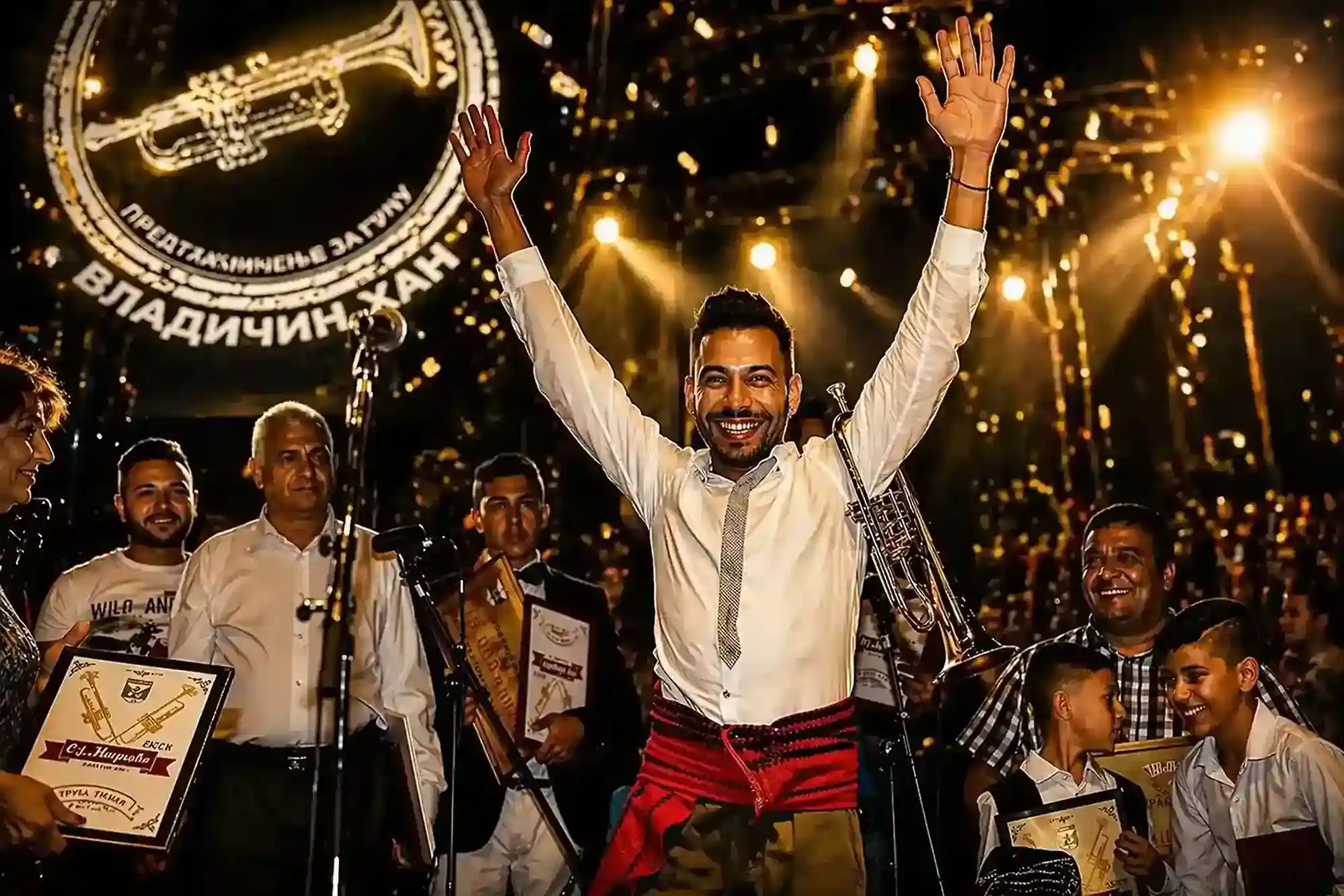 Trubači za svadbe atmosfera mladenci